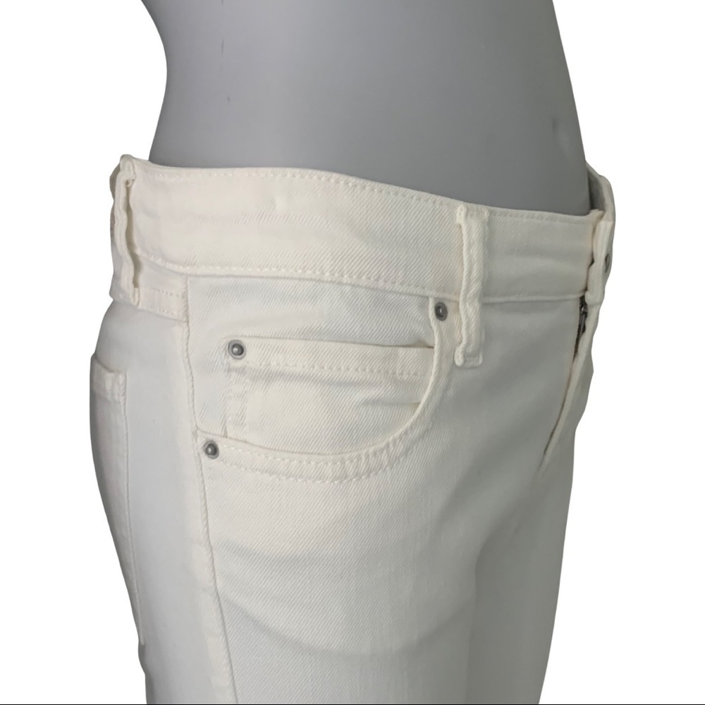 IRO White Skinny Jeans Mid-Rise - Picture 7 of 15